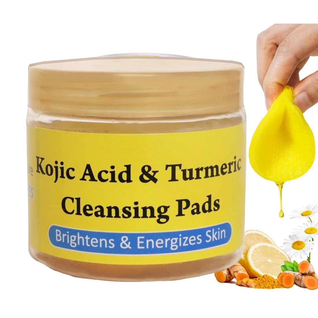 Kojic Acid and turmeric Cleansing Pads (50Pcs)