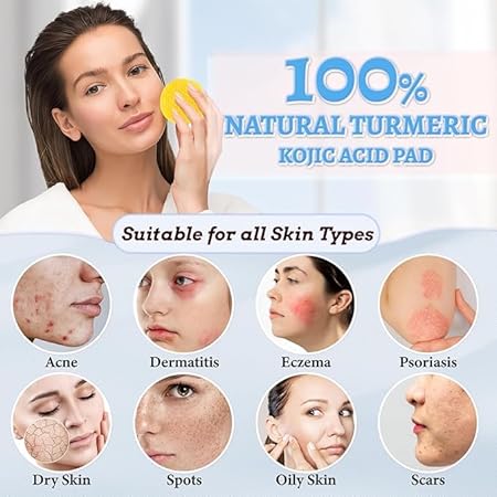 Kojic Acid and turmeric Cleansing Pads (50Pcs)